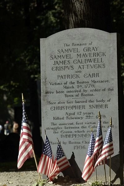 PREV2D-00044. Boston Massacre victoms grave, Old Granary Burying Ground