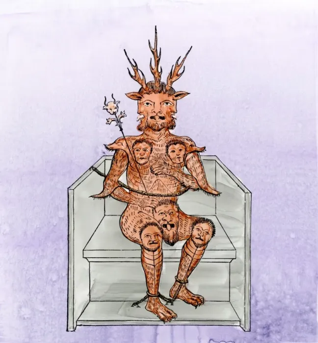 Framed Print : Prince of Darkness on his throne Framed Print : Prince of Darkness on his throne