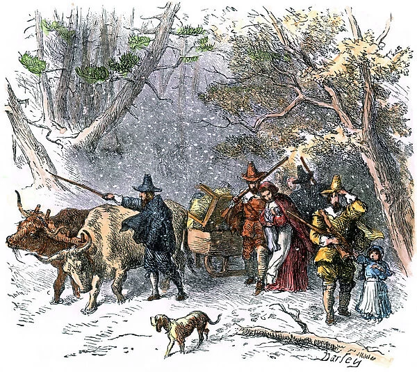 Puritan families migrating to Connecticut, 1635