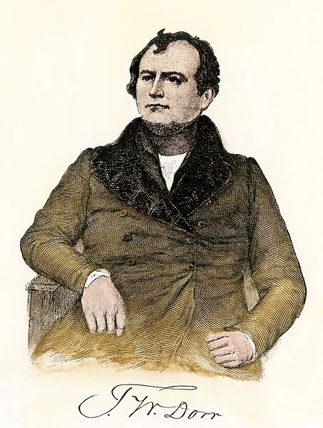 PUSA2A-00072. Thomas W. Dorr, rebellion leader in Rhode Island, 1840s.
