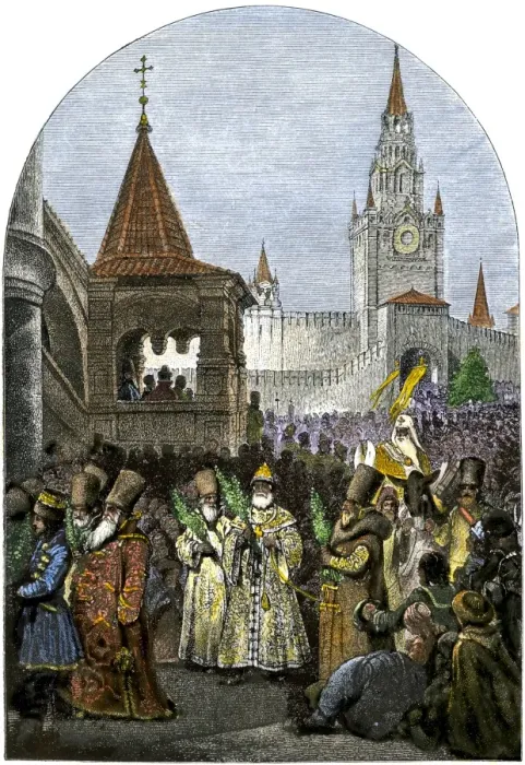 Framed Print : Religious procession in Moscow during the reign of Ivan IV (the Terrible) Framed Print : Religious procession in Moscow during the reign of Ivan IV (the Terrible)