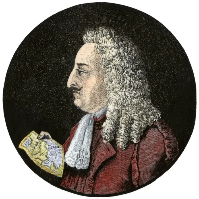 Framed Print : Rene-Robert Cavelier, Sieur de La Salle