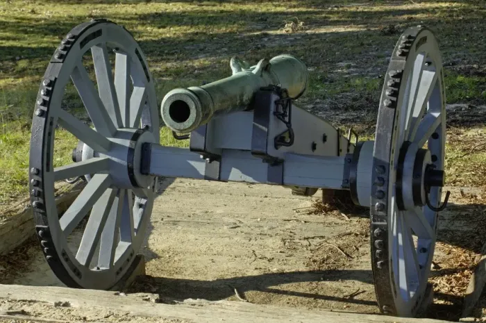 Framed Print : Revolutionary War French cannon called the Fox at Yorktown Framed Print : Revolutionary War French cannon called the Fox at Yorktown