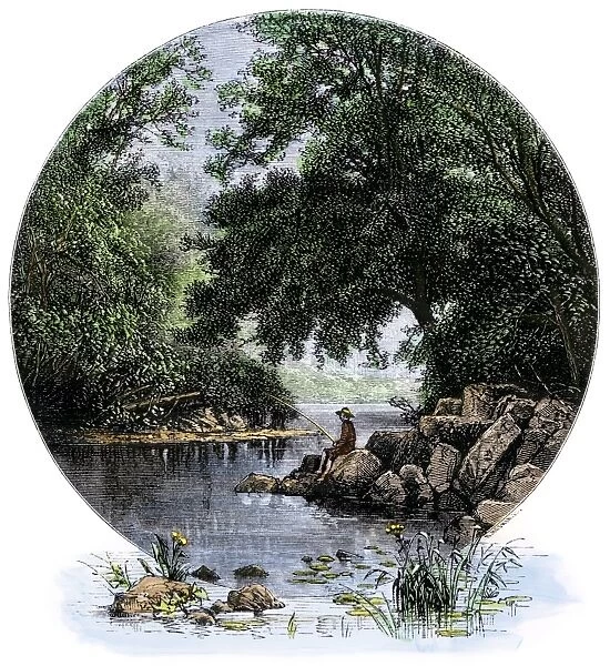 Rock Creek in Washington DC, 1800s