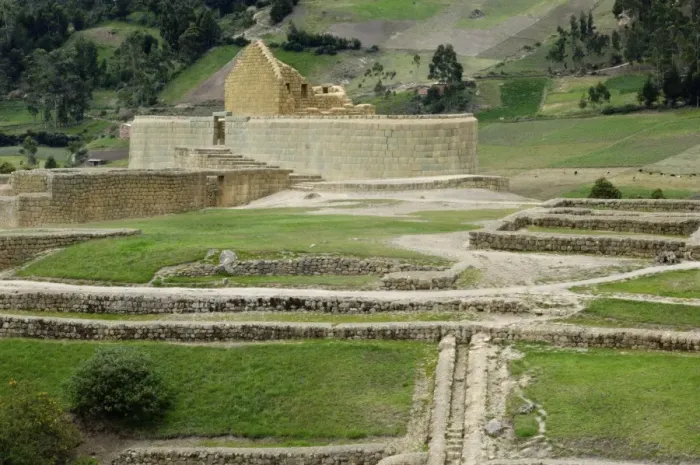 Framed Print : Ruins of Inca city and Temple of the Sun at Ingapirca in the Andes Mountains Framed Print : Ruins of Inca city and Temple of the Sun at Ingapirca in the Andes Mountains