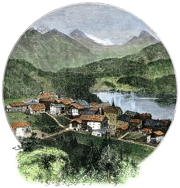 Saint Moritz, Switzerland, 1800s