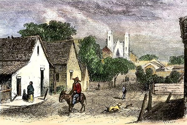 San Antonio, Texas, in the 1800s