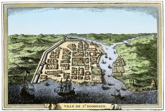 Framed Print : Santo Domingo, early 1700s Framed Print : Santo Domingo, early 1700s
