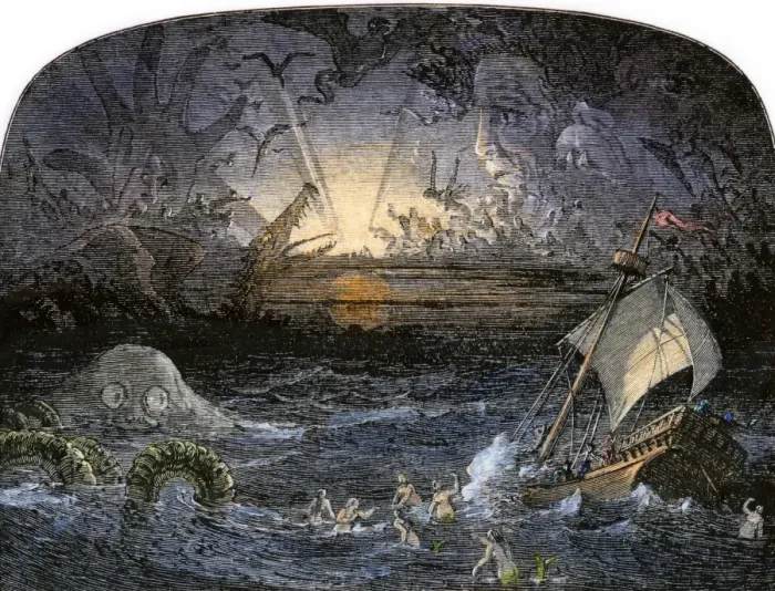 Framed Print : Sea of Darkness