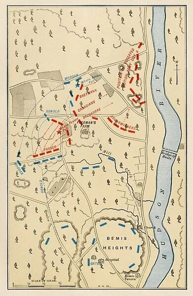 Second battle of Freemans Farm, Saratoga NY, 1777