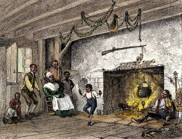 Slave family in colonial New York