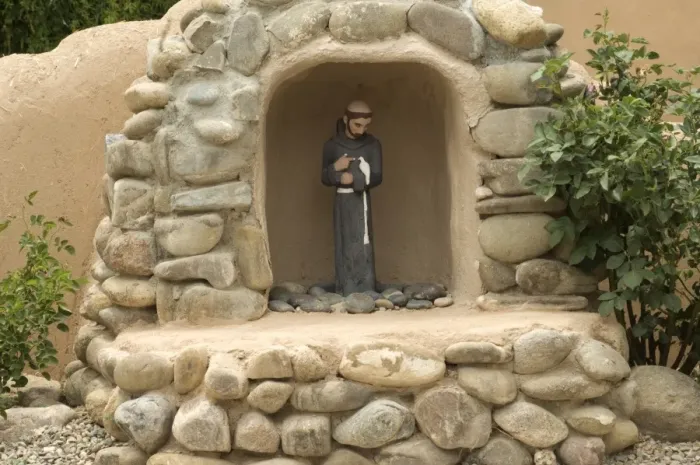 Framed Print : St. Francis of Assisi niche