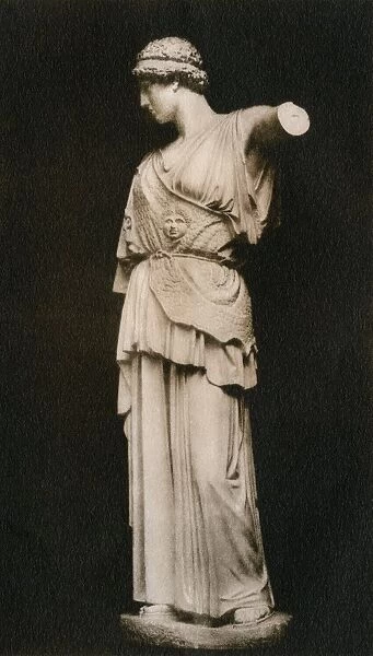 Statue of Athena. Athena, a copy of the statue by Phidias.