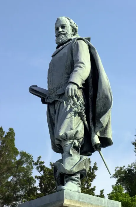 Framed Print : Statue of John Smith, at the original site of Jamestown Framed Print : Statue of John Smith, at the original site of Jamestown