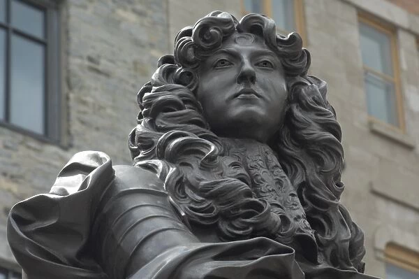 Statue of Louis XIV in old Quebec