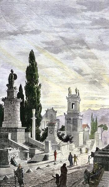 Street of Tombs in ancient Athens
