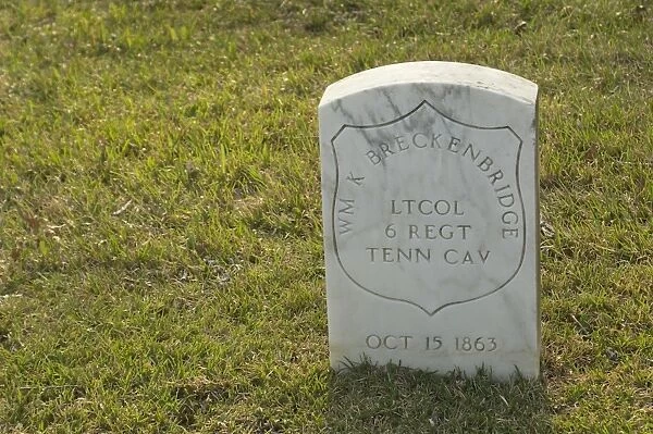 Tennessee grave, National Cemetery, Shiloh battlefield