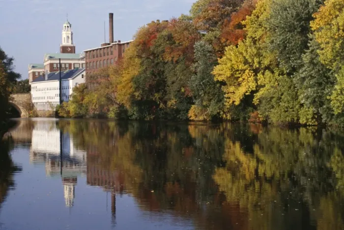 Framed Print : Textile mills along the Blackstone River Framed Print : Textile mills along the Blackstone River