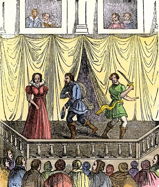 Theatrical performance in the time of Shakespeare