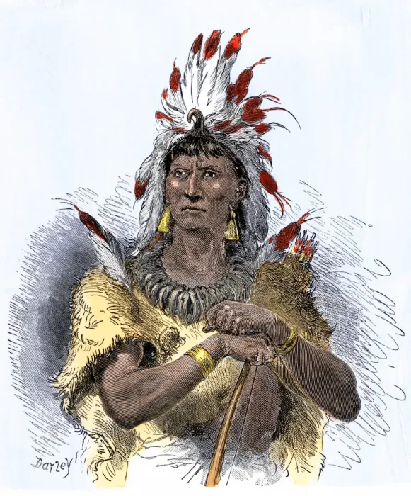 Framed Print : Tomo-Chi-Chi, chief of the Yamacraw Framed Print : Tomo-Chi-Chi, chief of the Yamacraw