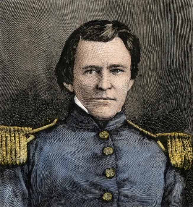 Framed Print : Ulysses S. Grant as a lieutenant in the Mexican-American War Framed Print : Ulysses S. Grant as a lieutenant in the Mexican-American War