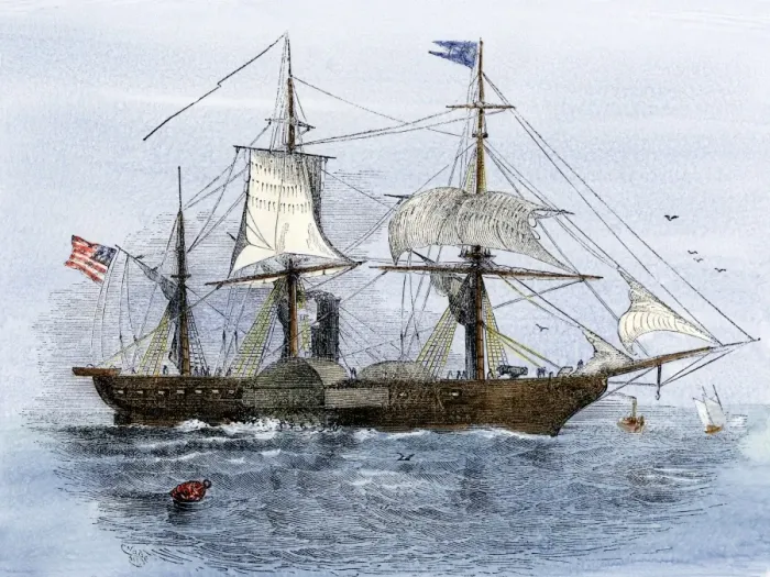 Framed Print : USS Mississippi, flagship of Mathew Perrys expedition to Japan Framed Print : USS Mississippi, flagship of Mathew Perrys expedition to Japan