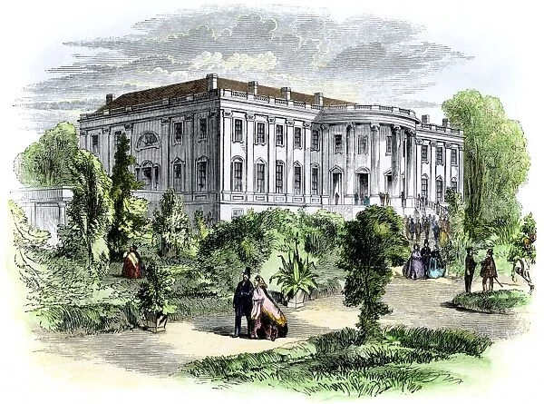 White House in the 1850s