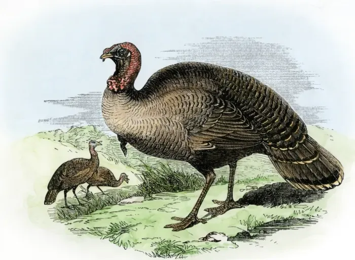 Framed Print : The wild turkey of America Framed Print : The wild turkey of America