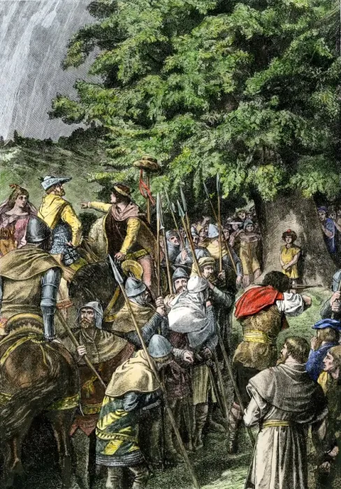 Framed Print : William Tell, legendary Swiss archer