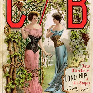 Ad for corsets, 1890s