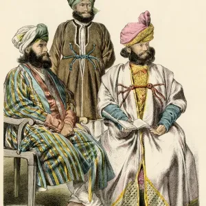 Afghan men, 1800s