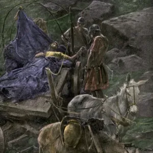 Alexander the Great meeting the dying Darius III Alexander the Great meeting the dying Darius III