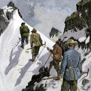 Alpine mountain-climbers, 1800s