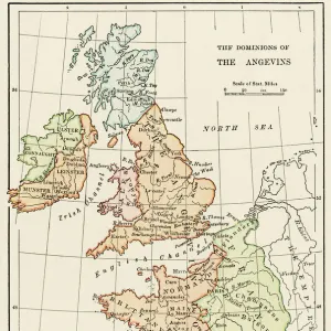 Angevin kings holdings in France and Britain