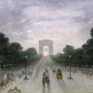 Arc de Triomphe, Paris, 1890s Arc de Triomphe, Paris, 1890s