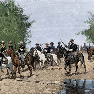 US Army pursuing the Nez Perce, 1870s