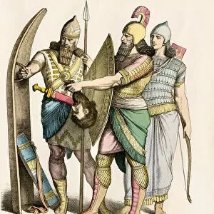 Assyrian soldiers