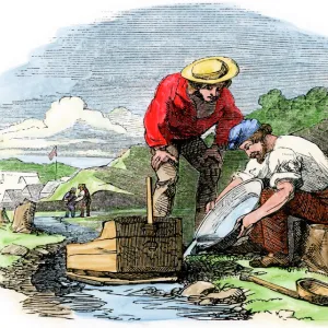 Australian Gold Rush prospectors, 1850s