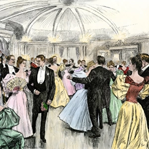 A ball in Tuxedo, New York, circa 1900