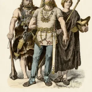 Barbarian tribesmen of the Roman Empire