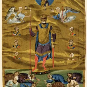 Print of Basil II, Eastern Roman Emperor