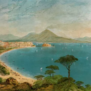 Bay of Naples, Italy, 1800s