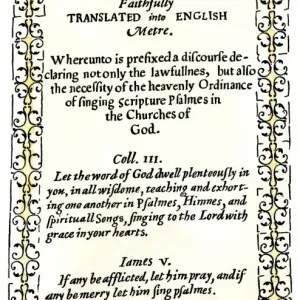 Bay Psalm Book, 1640 Bay Psalm Book, 1640