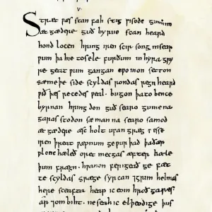 Beowulf manuscript page