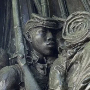 Black soldier of the 54th Massachusetts Regiment Black soldier of the 54th Massachusetts Regiment