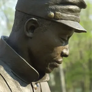 Black soldier statue, Contraband Camp historic site, Corinth MS Black soldier statue, Contraband Camp historic site, Corinth MS