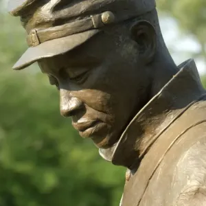 Black soldier statue, Contraband Camp historic site, Corinth MS Black soldier statue, Contraband Camp historic site, Corinth MS