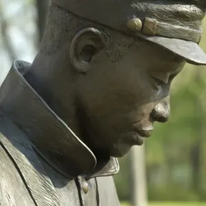 Black soldier statue, Contraband Camp historic site, Corinth MS Black soldier statue, Contraband Camp historic site, Corinth MS
