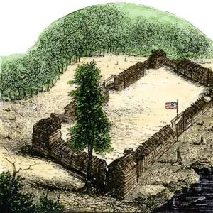 Boones Fort, founded by Daniel Boone, 1775