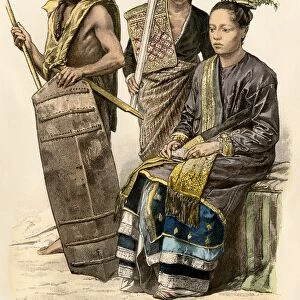 Borneo natives in the 1800s